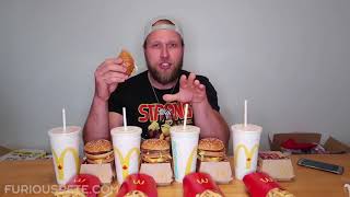 Furious Pete vs Matt Stonie  Big Mac Challenge  Stonie DESTROYS Pete [upl. by Zeuqirdor204]