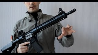 Обзор страйкбольной газовой винтовки PTS MEGA ARMS AR15 [upl. by Aidin248]