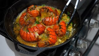 Lobster Tails Recipe With Creamy Garlic Mashed Potatoes  How To Make The Best Lobster Tail Recipe [upl. by Asnarepse]