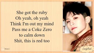 WOOZI RUBY EASY LYRICS [upl. by Kaile]