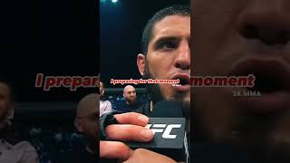 Islam makhachev being grateful after the win [upl. by Tonie]