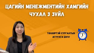 Цагийн менежментийн хамгийн чухал 3 зарчим  Амжилтад хөтлөх гайхамшигт Binder [upl. by Borreri]