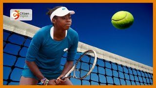 Kenyan junior tennis star in Australia [upl. by Enened]