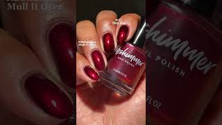 paid A highly requested comparison The KBShimmer has a lighter base than the Wildflower nails [upl. by Avin951]