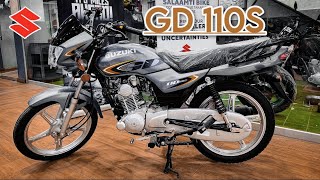 Suzuki GD 110S 2024 Model  New Blue Colour Complete Review  Suzuki Bikes Price in Pakistan [upl. by Bouldon]