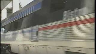 Amtrak X2000 Arrives Buffalo Exchange St  May 1993 [upl. by Ecahc]