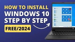 How to Install Windows 10 in 2024  Windows 10 installation step by step [upl. by Enomsed]