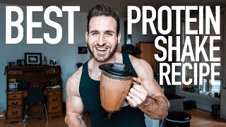 HOW TO MAKE A PROTEIN SHAKE  BEST CHOCOLATE PROTEIN SHAKE RECIPE [upl. by Yeargain]