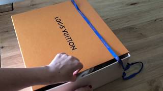 Louis Vuitton LAUREATE PLATFORM DESERT BOOT  Unboxing  KathyStyle [upl. by Means261]