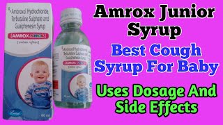 Amrox Junior Syrup  Ambroxol Hydrochloride Terbutaline Sulphate And Guaiphenesin Syrup Uses [upl. by Kudva374]