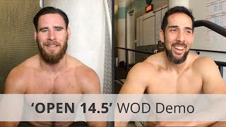 CrossFit quotOpen 145quot WOD Demo amp Workout Tips  1051 Rx [upl. by Isiad]