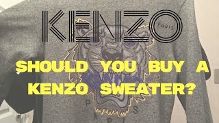 Kenzo Tiger SweatshirtJumper Review [upl. by Alil]