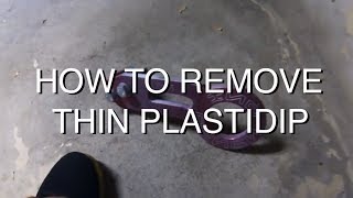 DIY How to Remove Thin Plasti Dip with a Pressure Washer [upl. by Edea]