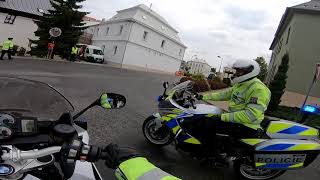 Český Policejní MotoVlog  Tour de Feminin 2018 [upl. by Airb]