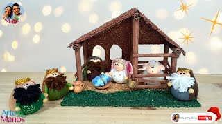 🔴Cómo Hacer PERSONAJES Para UN PESEBRE o NACIMIENTO FÁCIL Paso a paso con Arte en Tus Manos [upl. by Amberly397]