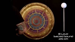 Grotta Sonora  quotGold Spiral Sunquot  26quot Deep Gong Example [upl. by Jepson]