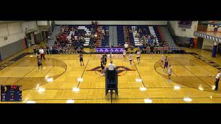 Appleton West High vs Fond du Lac High School Coed High School Volleyball [upl. by Shani]