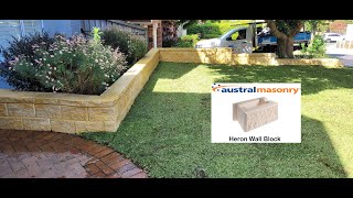 How to make a garden bed edging  Heron Block Garden ideas for landscaping Edging for landscaping [upl. by Jovitta]