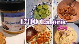 WHAT I EAT IN A DAY  AROUND 1700ish CALORIES  VLOG [upl. by Harilda830]