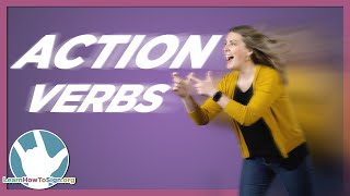 20 Action Verbs in ASL [upl. by Airotel311]