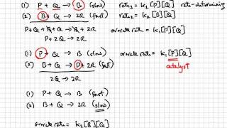 Chemical Kinetics  Reaction mechanisms  College amp AP Chemistry Tutorial 13 [upl. by Ramiah]