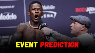 Israel Adesanya gives his UFC 309 main event prediction [upl. by Atsilac]