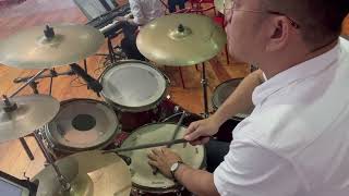 Kalakip ng Awitin Musikatha  DrumCover [upl. by Akinorev879]