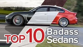 Top 10 Badass Sedans The Short List [upl. by Sivie129]