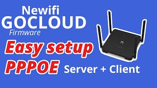 Newifi  Gocloud  pppoe setup [upl. by Gloriane]