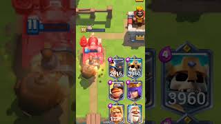 Cannoneer vs all champions damage clashroyale cannoneer gaming [upl. by Shumway704]