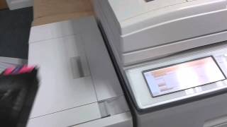 Sharp MX Changing Toner [upl. by Llyrehc]