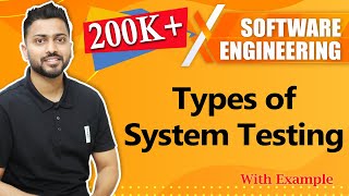 Types of System Testing  Software Engineering [upl. by Richmal351]