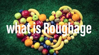 what is roughage [upl. by Tanah]