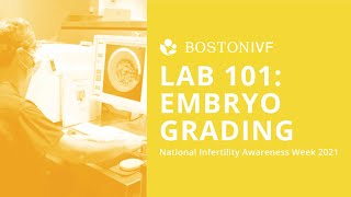 Embryo Grading at Boston IVF  NIAW 2021 [upl. by Akelam]