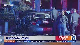 3 women dead 3 others hurt in violent DUI crash in Pomona [upl. by Rosati130]