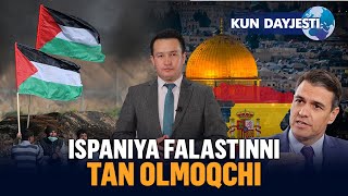 Ispaniya Falastinni tan olmoqchi – Dunyo dayjesti [upl. by Ahsinhoj]