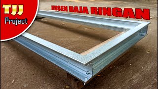 Membuat kusen pintu baja ringan kuat dan anti rayap [upl. by Eda417]