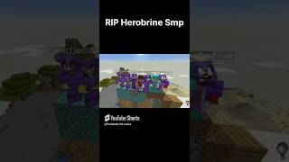 RIP Herobrine SMP Herobrine SMP Sad status viral shorts minecraft herobrinesmp technogamerz [upl. by Yenduhc]