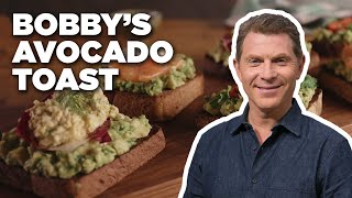 Avocado Toast 3 WAYS with Bobby Flay  Brunch  Bobby’s  Food Network [upl. by Nelly234]