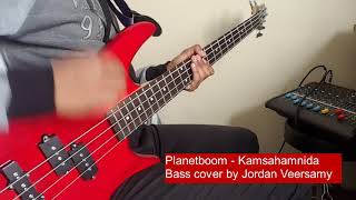 Planetboom  Kamsahamnida  Bass cover by Jordan Veersamy [upl. by Aicsile246]