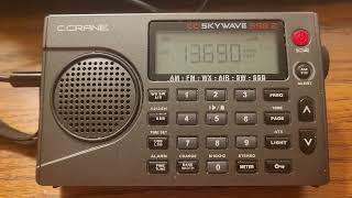 C Crane Skywave SSB2 Shortwave Radio with MLA30 Antenna 083124 Radio New Zealand International [upl. by Bord1]