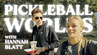 Pickleball World Championships with Hannah Blatt amp Grayson Goldin [upl. by Verena]