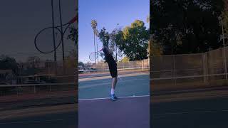 Working on my serve Pronation practice [upl. by Noonberg]