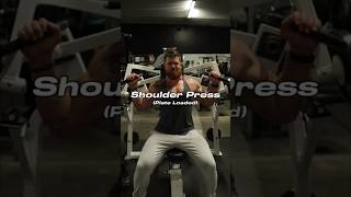 Shoulder Press Plate Loaded [upl. by Erb]