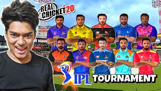 quotIPL TOURNAMENTquot🏆 in REAL CRICKET 20 [upl. by Steere]