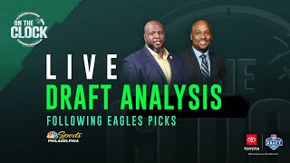 Instant reaction following Eagles firstround selection in the 2024 NFL Draft [upl. by Udelle]