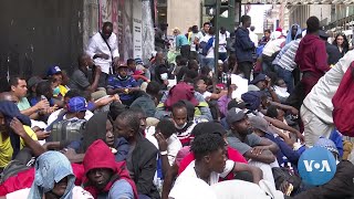 Migrant Crisis Swells in NYC as Asylum Seekers Camp Outside  VOANews [upl. by Harms]