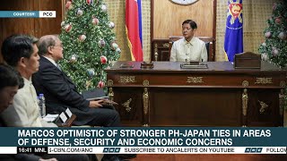 Marcos optimistic of stronger PHJapan ties in areas of defense security and economic concerns ANC [upl. by Menon]