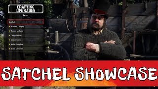 Red Dead Redemption 2  Arthur Morgans Satchel Showcase [upl. by Oirtemed]