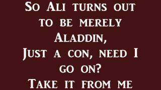 Prince Ali Reprise Aladdin lyrics [upl. by Kosaka]